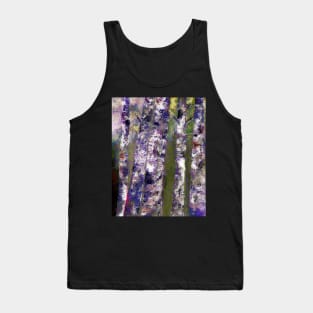 Birches At Dusk Tank Top